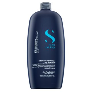 Alfaparf milano semi di lino brunette anti-orange low shampoo neutralizáló sampon barna árnyalatért 1000 ml